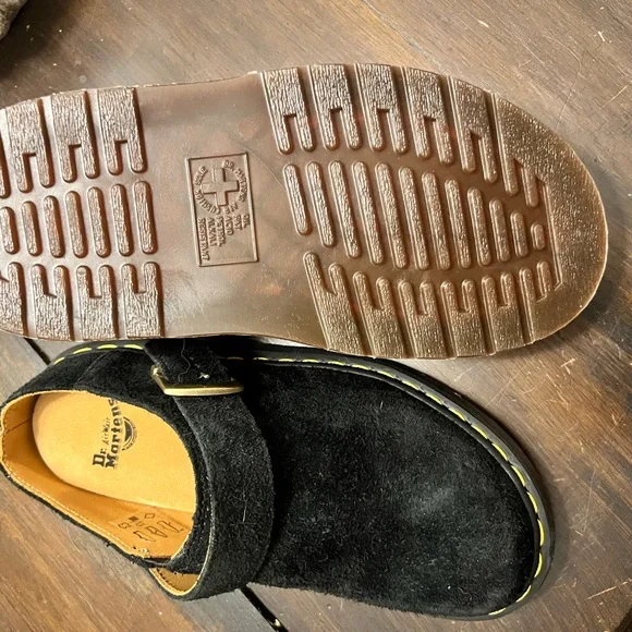 Dr. Martens Isham Desert Oasis Suede Mule black - Picture 3 of 4